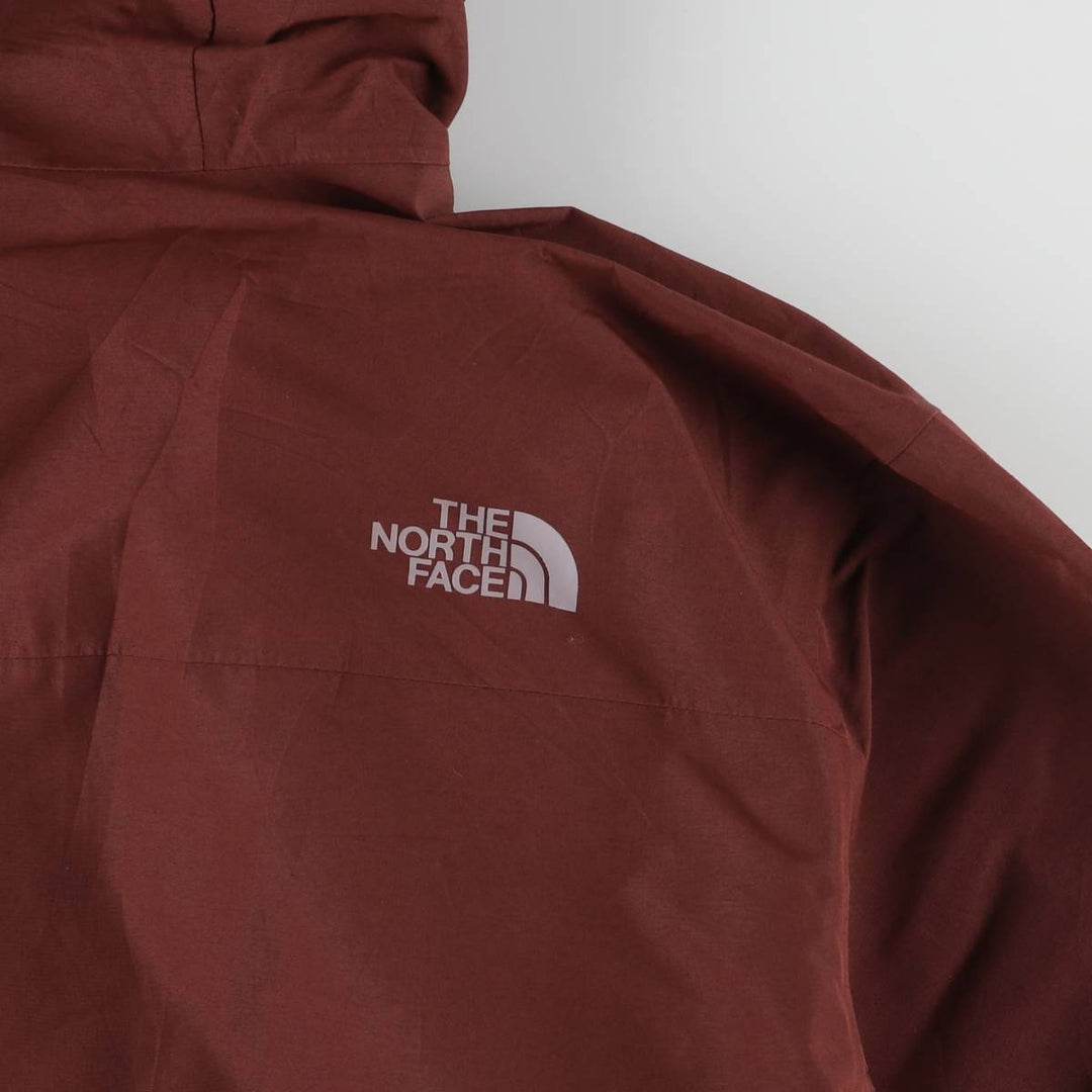 The North Face Mountain Parka Shell Jacket, Men's XL polyester red type Vintage Second Hand