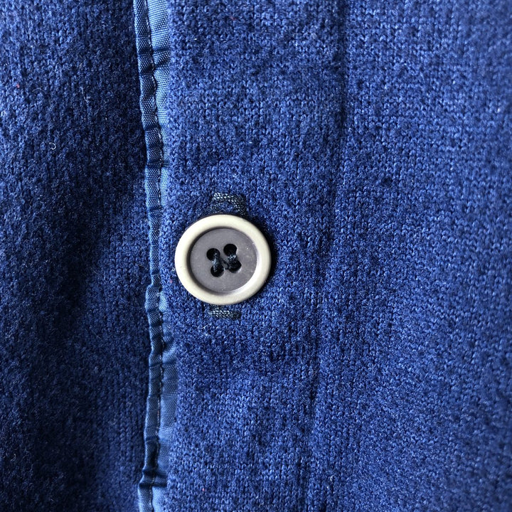 80s-90'S Patagonia Capilene Henley Fleece Top, Made in USA, Men's Size M polyester navy blue type Vintage Second Hand