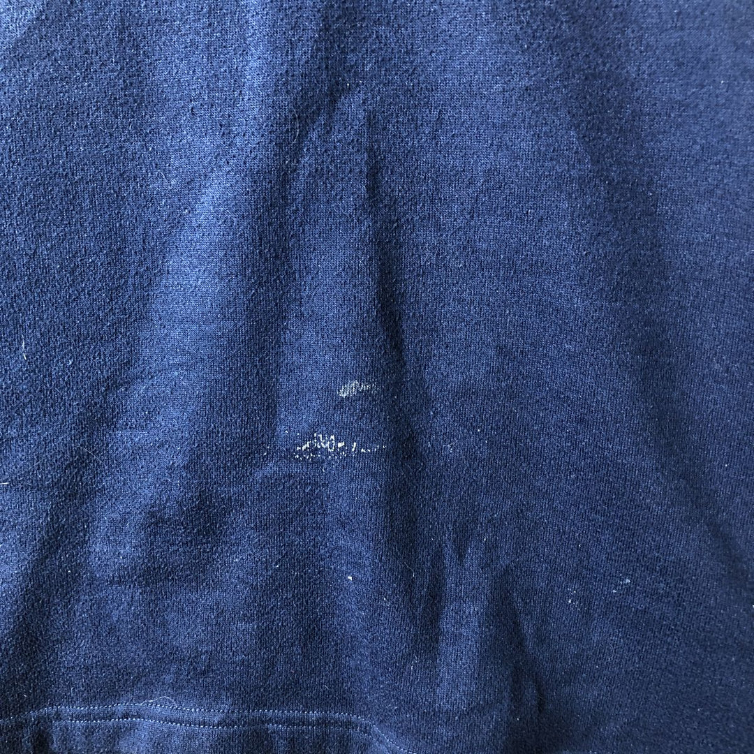 80s-90'S Patagonia Capilene Henley Fleece Top, Made in USA, Men's Size M polyester navy blue type Vintage Second Hand