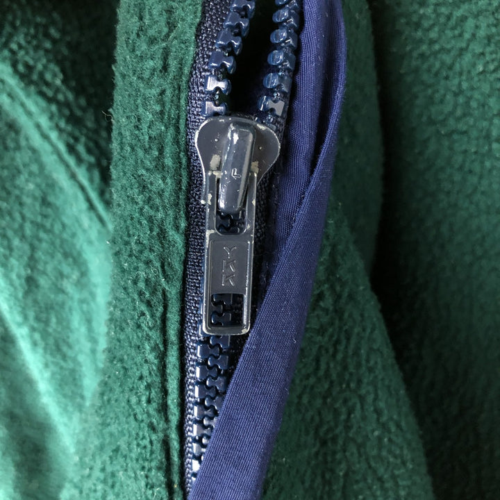 Vintage 90'S Eddie Bauer EBTEK fleece jacket, made in the USA, size M. polyester green type Vintage Second Hand