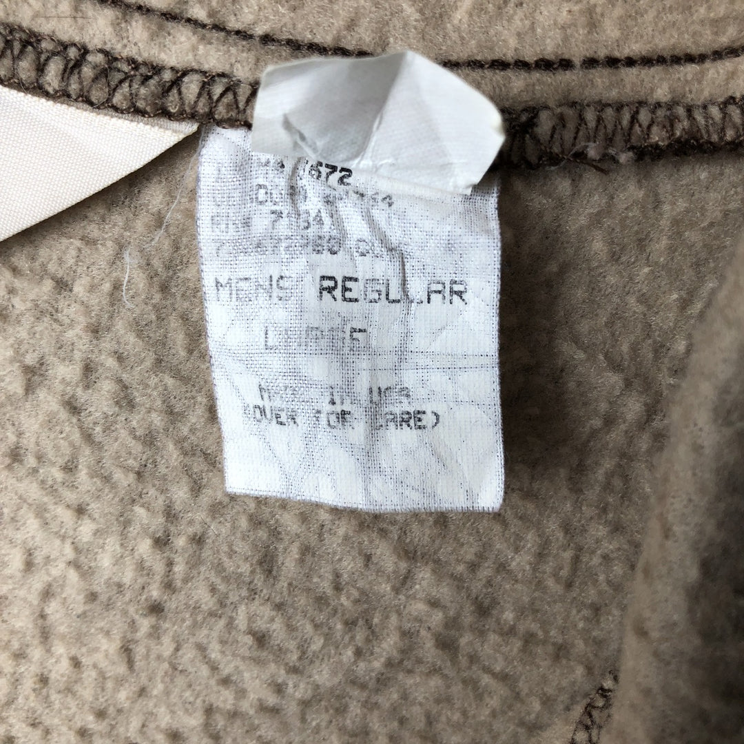 LLBean Realtree Camo Fleece Full-Zip Hoodie, Made in USA, Men's Size L, Vintage unclear brown type Vintage Second Hand