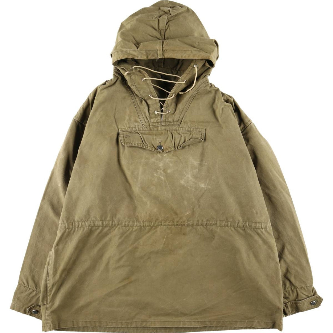 Vintage military smock anorak parka, men's size XL unclear Khaki type Vintage Second Hand