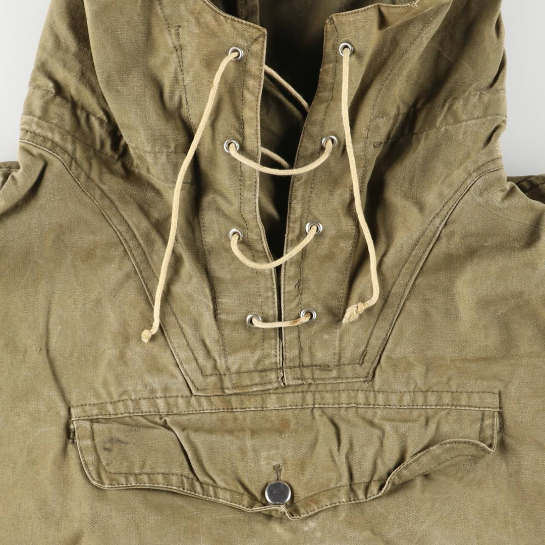 Vintage military smock anorak parka, men's size XL unclear Khaki type Vintage Second Hand