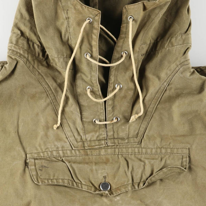 Vintage military smock anorak parka, men's size XL unclear Khaki type Vintage Second Hand