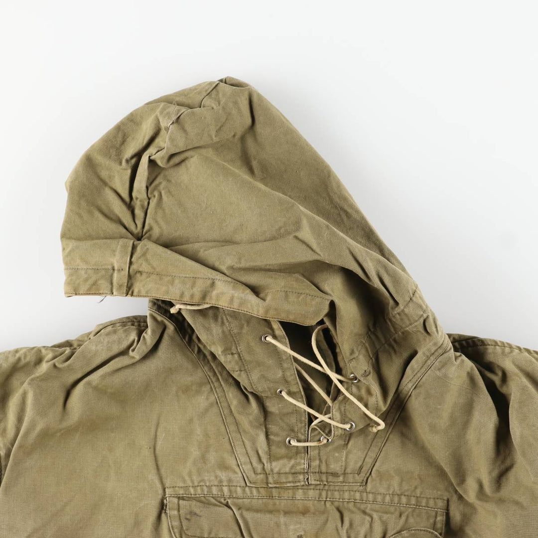 Vintage military smock anorak parka, men's size XL unclear Khaki type Vintage Second Hand