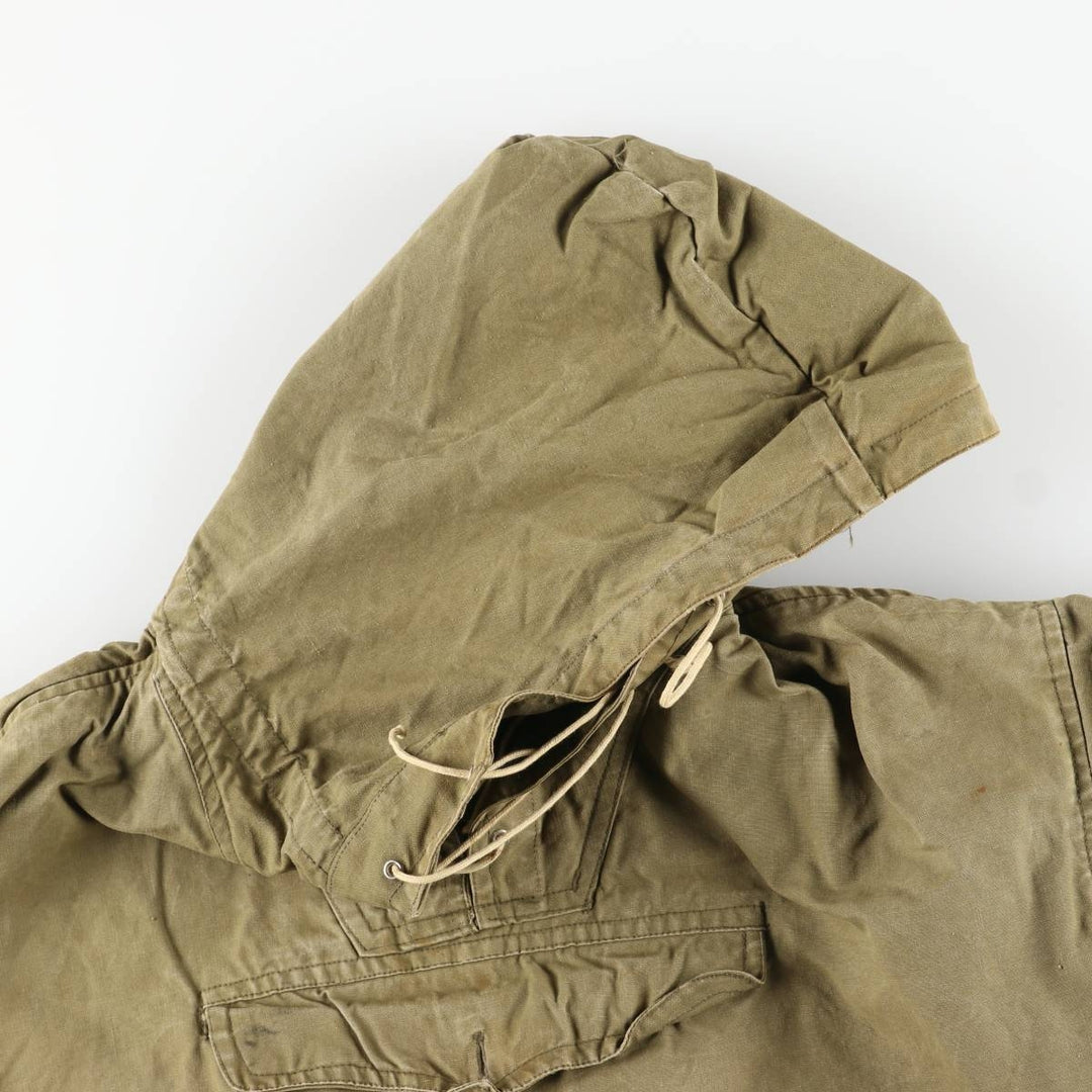 Vintage military smock anorak parka, men's size XL unclear Khaki type Vintage Second Hand