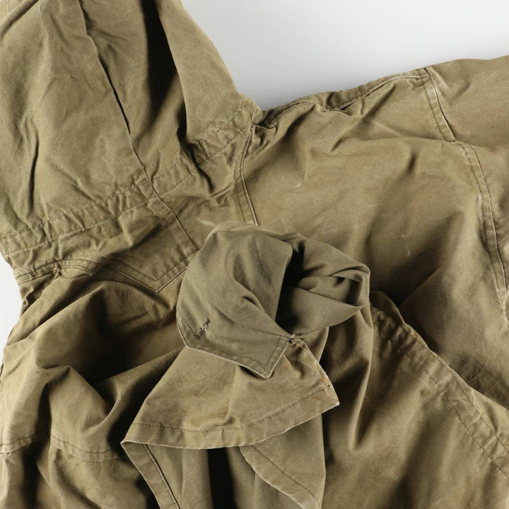Vintage military smock anorak parka, men's size XL unclear Khaki type Vintage Second Hand