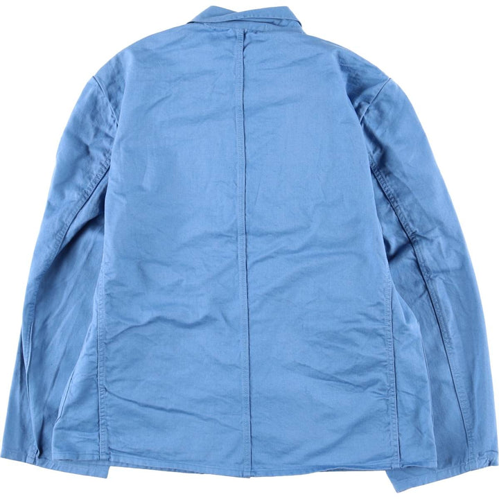 Vintage German Army Hospital Jacket, Men's Size L unclear blue type Vintage Second Hand