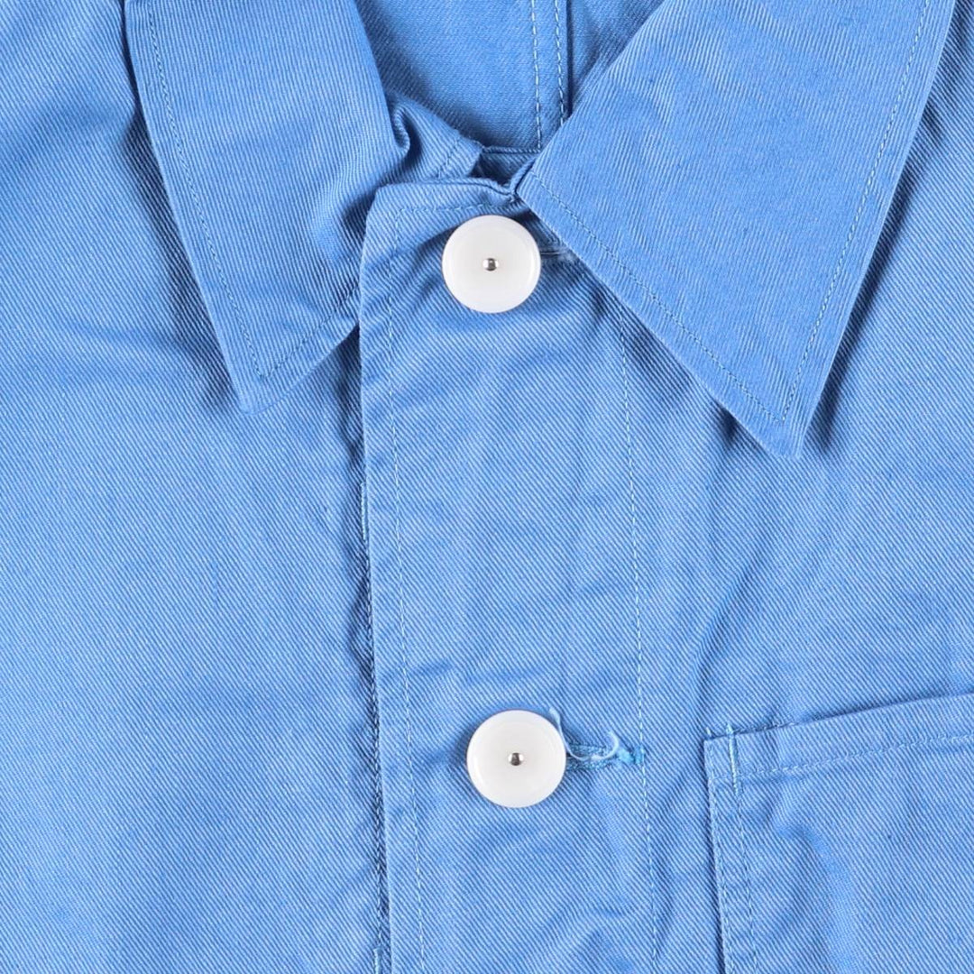 Vintage German Army Hospital Jacket, Men's Size L unclear blue type Vintage Second Hand