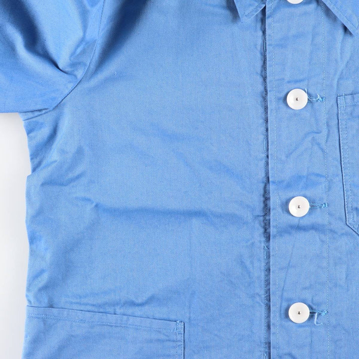 Vintage German Army Hospital Jacket, Men's Size L unclear blue type Vintage Second Hand
