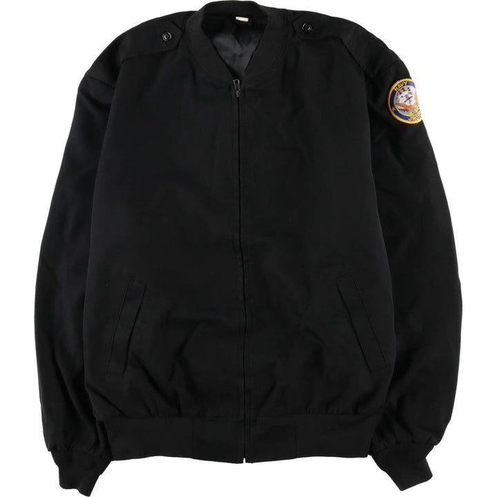 Military Officer Jacket Men's XXL polyester black type Vintage Second Hand