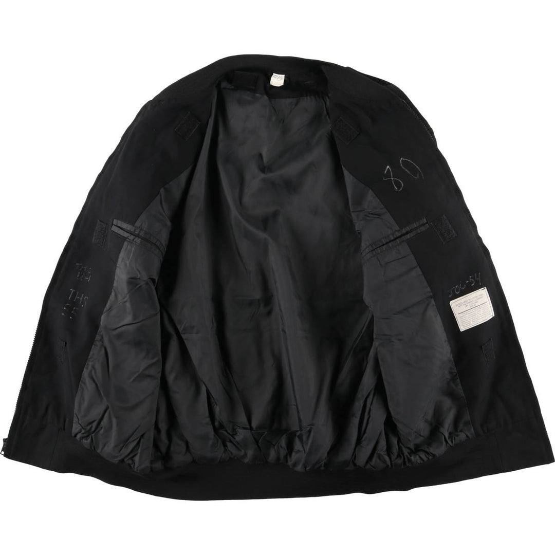 Military Officer Jacket Men's XXL polyester black type Vintage Second Hand