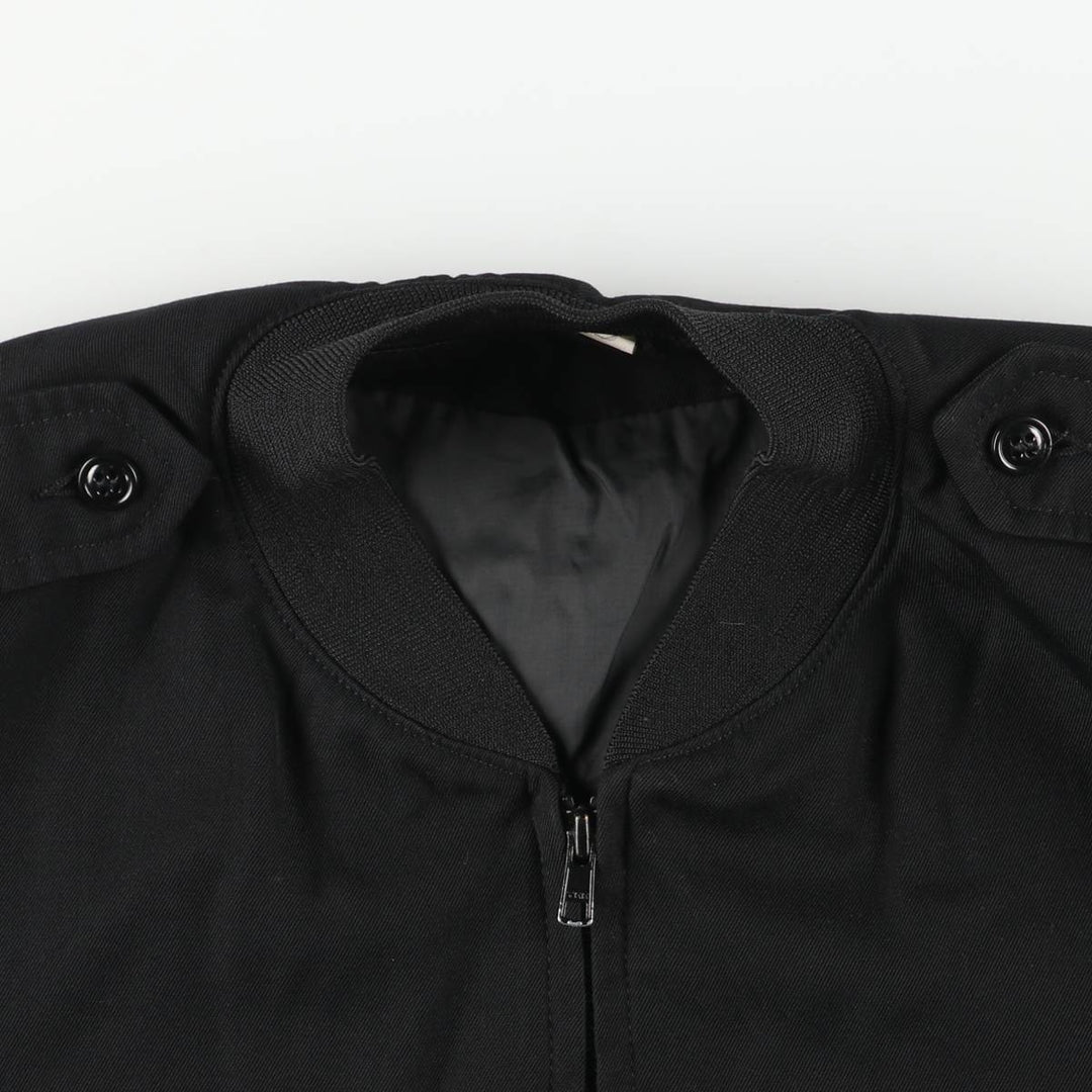 Military Officer Jacket Men's XXL polyester black type Vintage Second Hand
