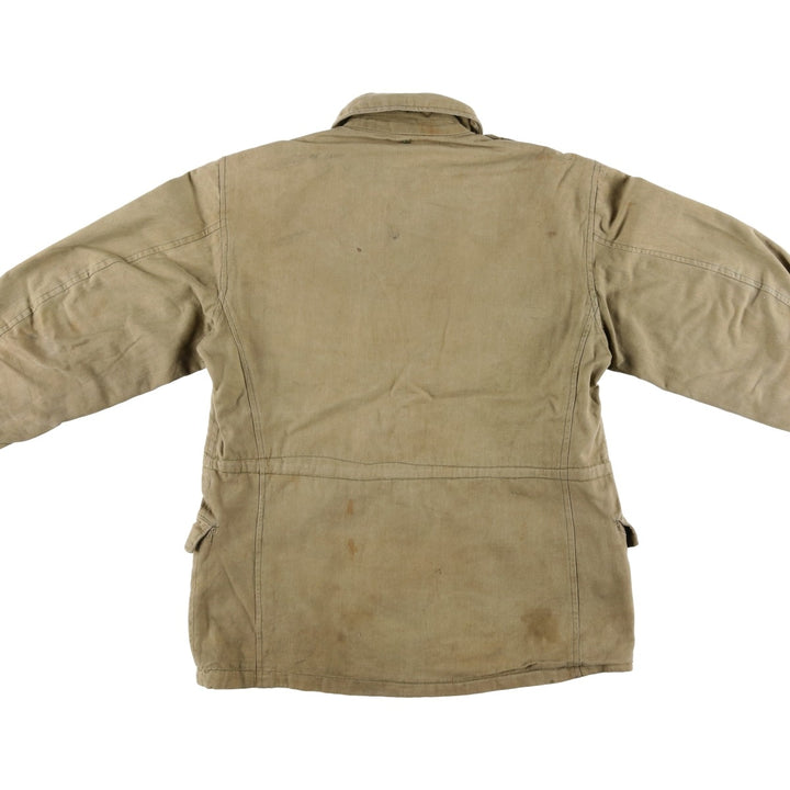Vintage military field jacket, men's size M unclear Khaki type beige Vintage Second Hand