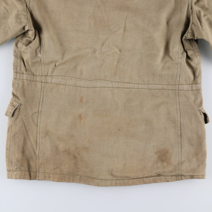 Vintage military field jacket, men's size M unclear Khaki type beige Vintage Second Hand