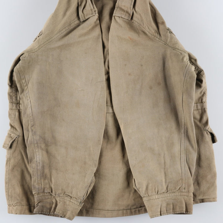 Vintage military field jacket, men's size M unclear Khaki type beige Vintage Second Hand