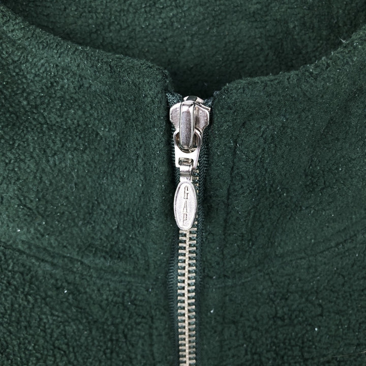 90'S GAP Vintage Half-Zip Fleece Pullover, Men's Size L polyester Green type dark green Vintage Second Hand