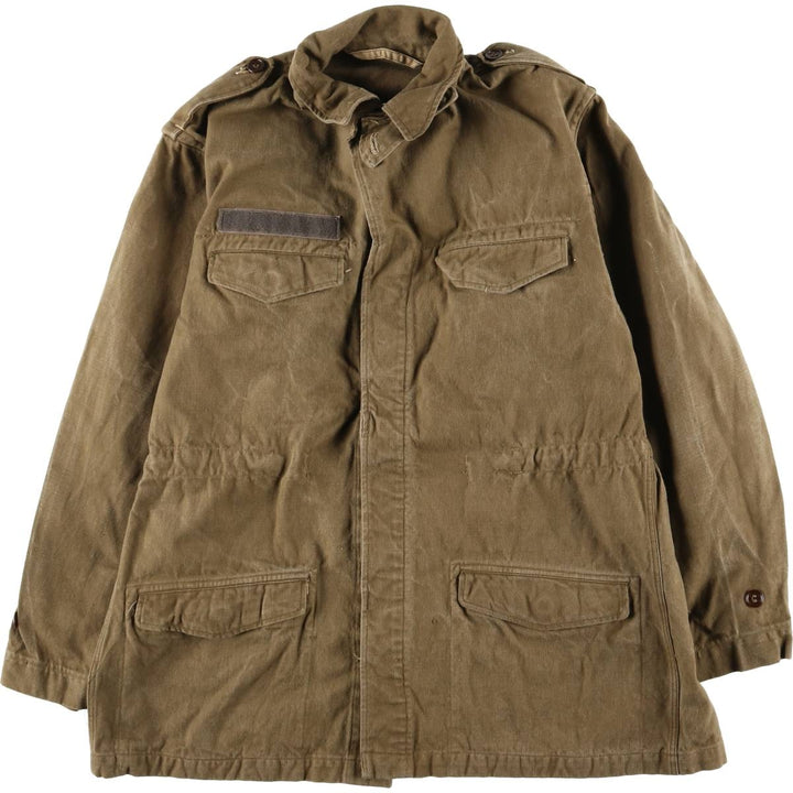 Vintage military field jacket, men's size L unclear Khaki type sage green Vintage Second Hand