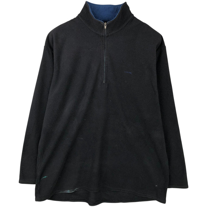 90s-00'S Patagonia Capilene Half-Zip Fleece Pullover, Made in USA, Men's XXL polyester black type Vintage Second Hand