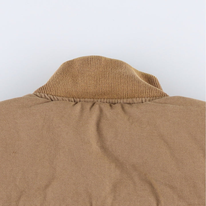 90'S Levi's Cotton Down Vest, Men's Size Small cotton beige type brown Vintage Second Hand