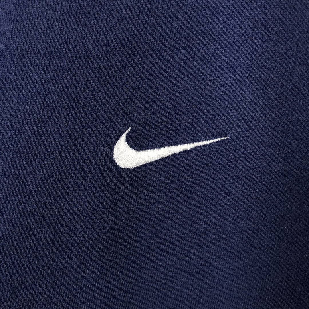 90'S Nike One Point Logo Sweatshirt, Men's XL Size Vintage cotton navy blue type Vintage Second Hand