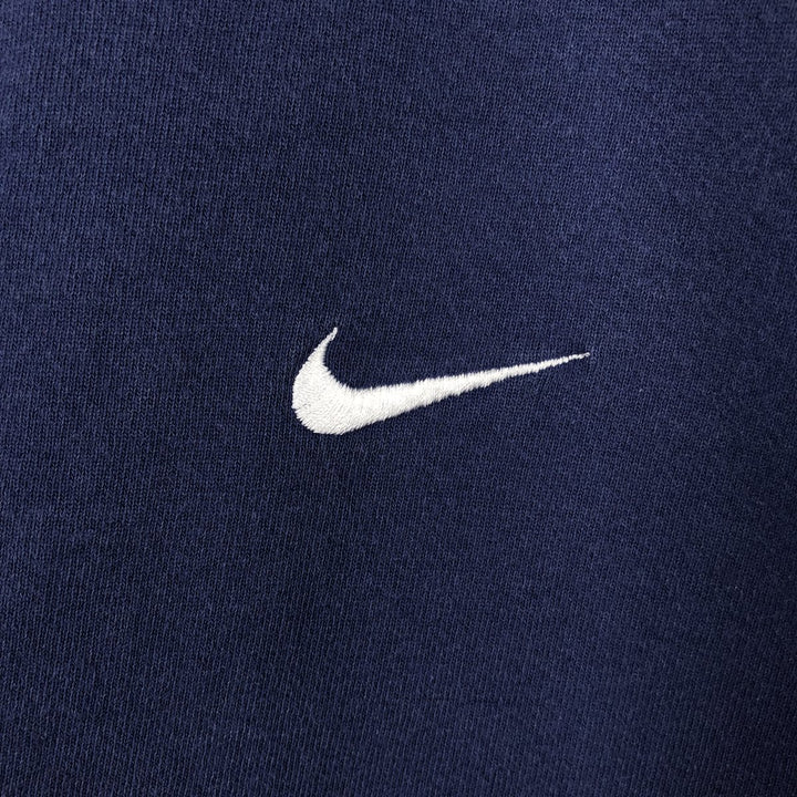 90'S Nike One Point Logo Sweatshirt, Men's XL Size Vintage cotton navy blue type Vintage Second Hand