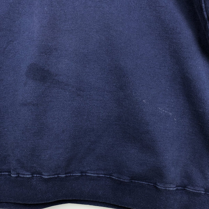 90'S Nike One Point Logo Sweatshirt, Men's XL Size Vintage cotton navy blue type Vintage Second Hand