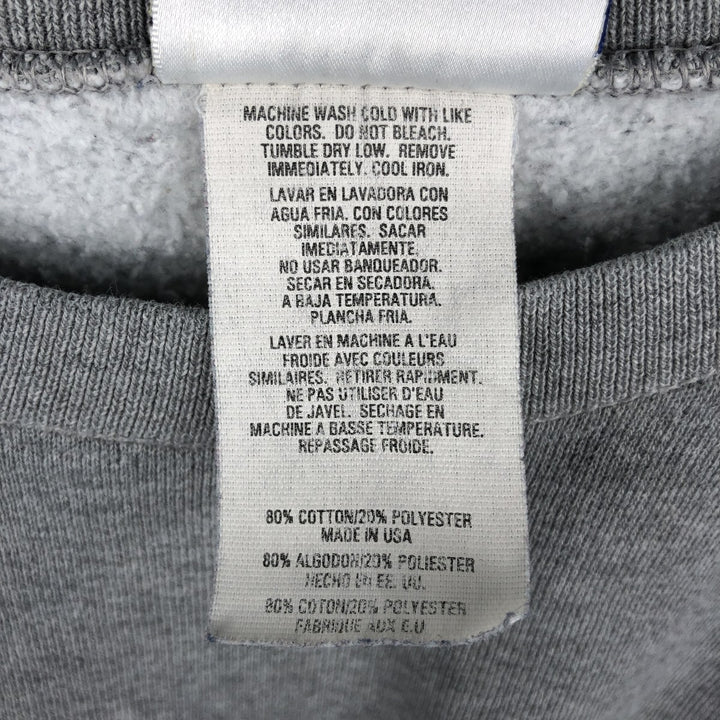 Vintage 90'S Adidas One-Point Logo Sweatshirt, Made in USA, Men's Size L cotton gray type Vintage Second Hand
