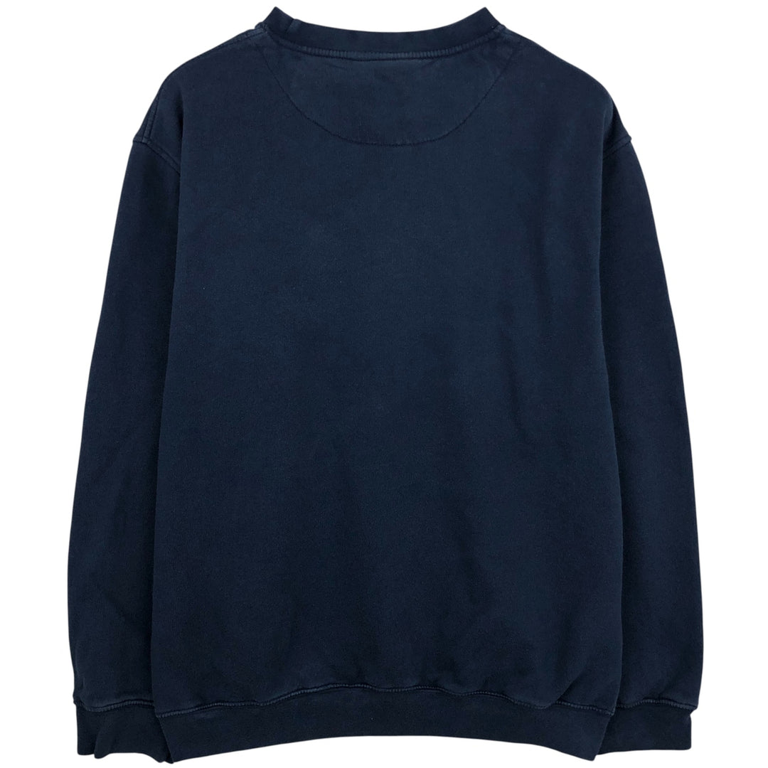 Nike One Point Logo Sweatshirt, Trainer, Men's Size L cotton navy blue type Vintage Second Hand
