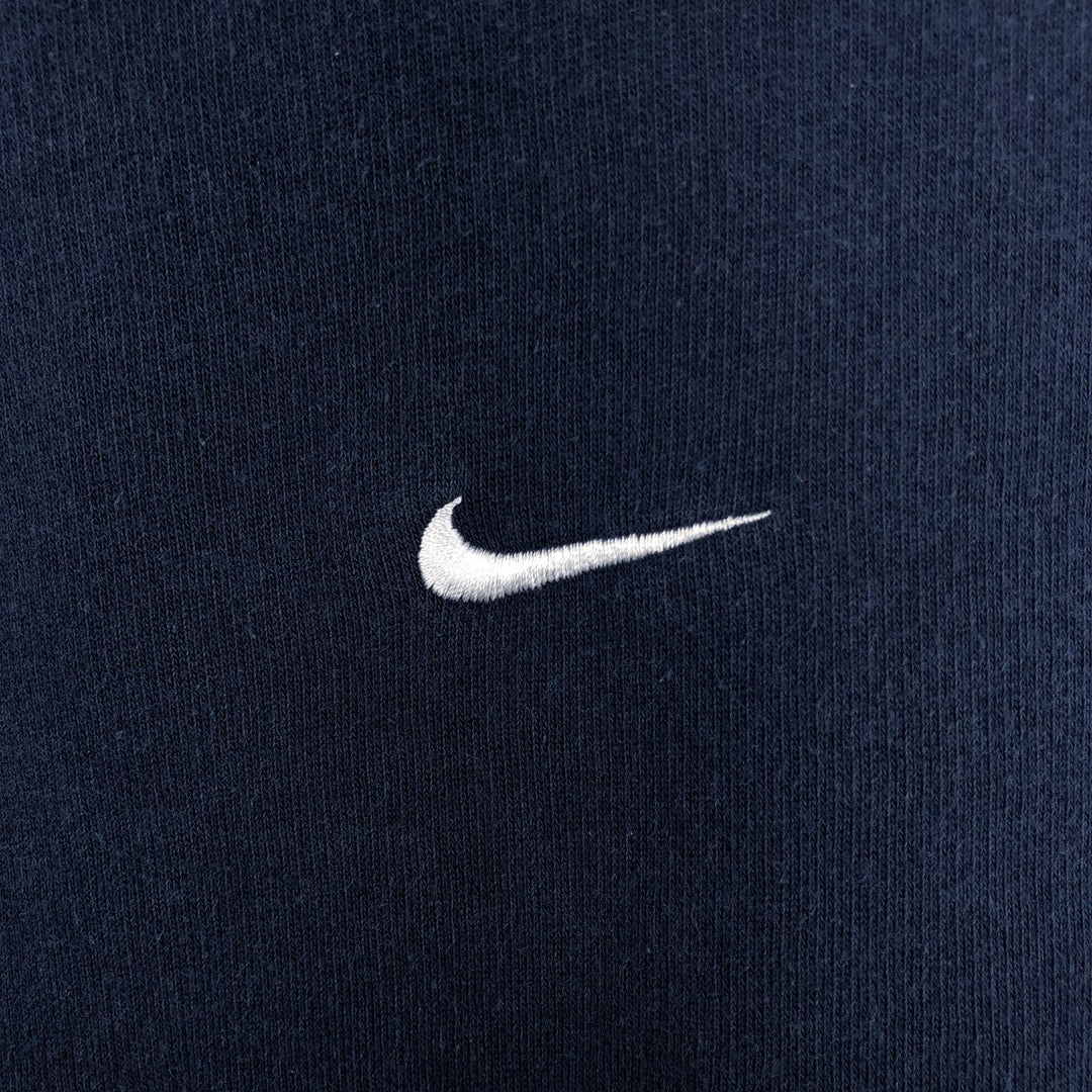 Nike One Point Logo Sweatshirt, Trainer, Men's Size L cotton navy blue type Vintage Second Hand