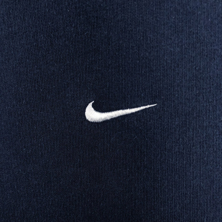 Nike One Point Logo Sweatshirt, Trainer, Men's Size L cotton navy blue type Vintage Second Hand