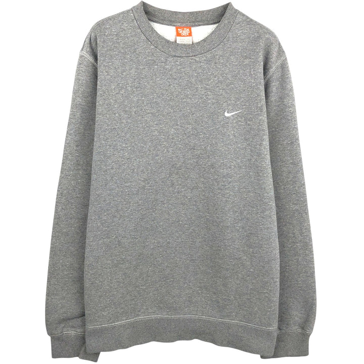 Nike One Point Logo Sweatshirt, Trainer, Men's XL cotton gray type Vintage Second Hand