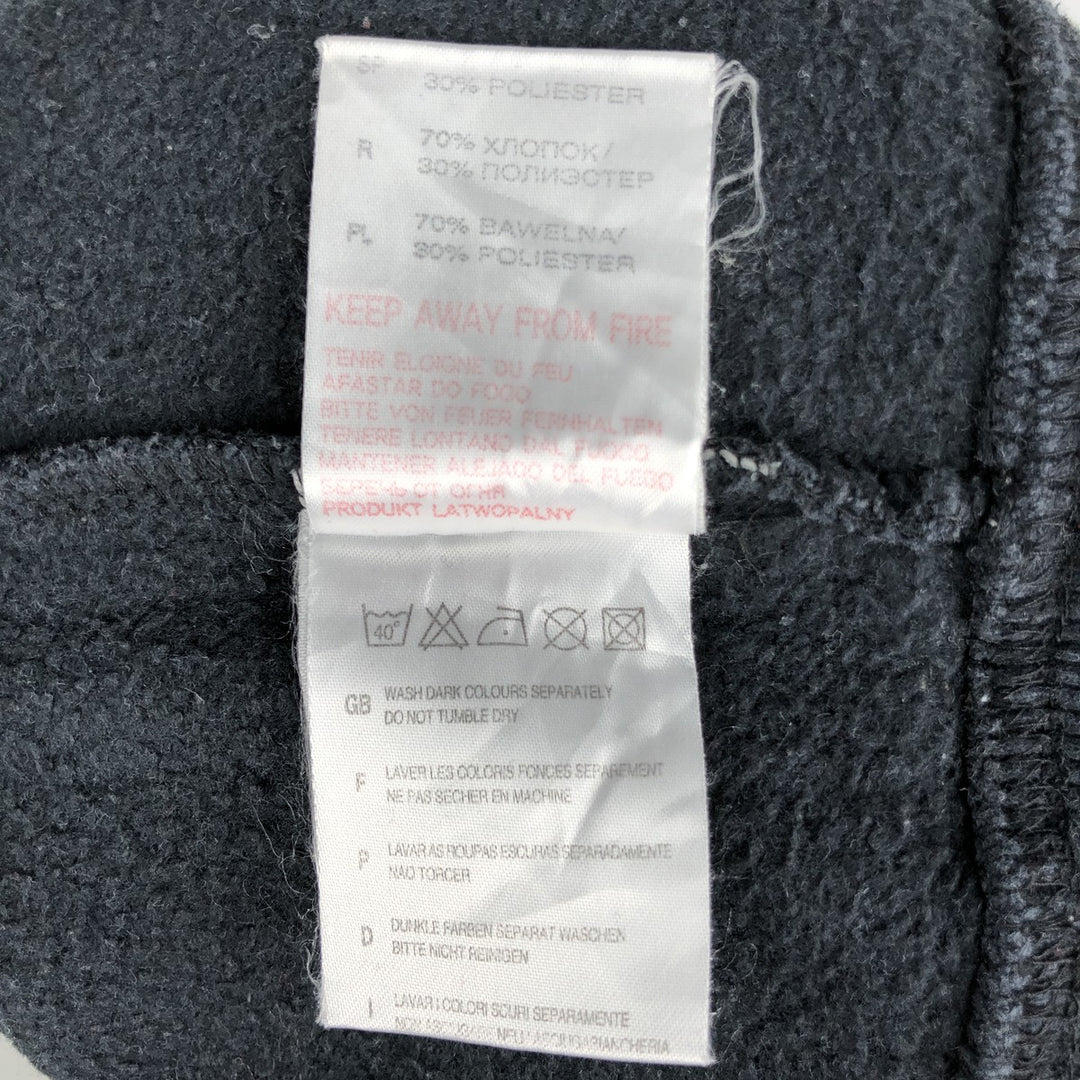 Reebok logo sweatshirt, men's size XS cotton black type Vintage Second Hand