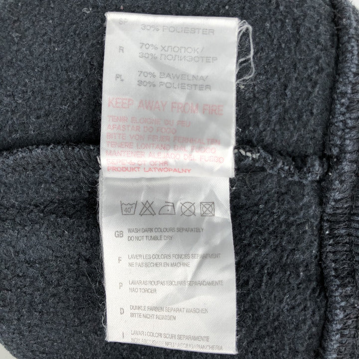 Reebok logo sweatshirt, men's size XS cotton black type Vintage Second Hand