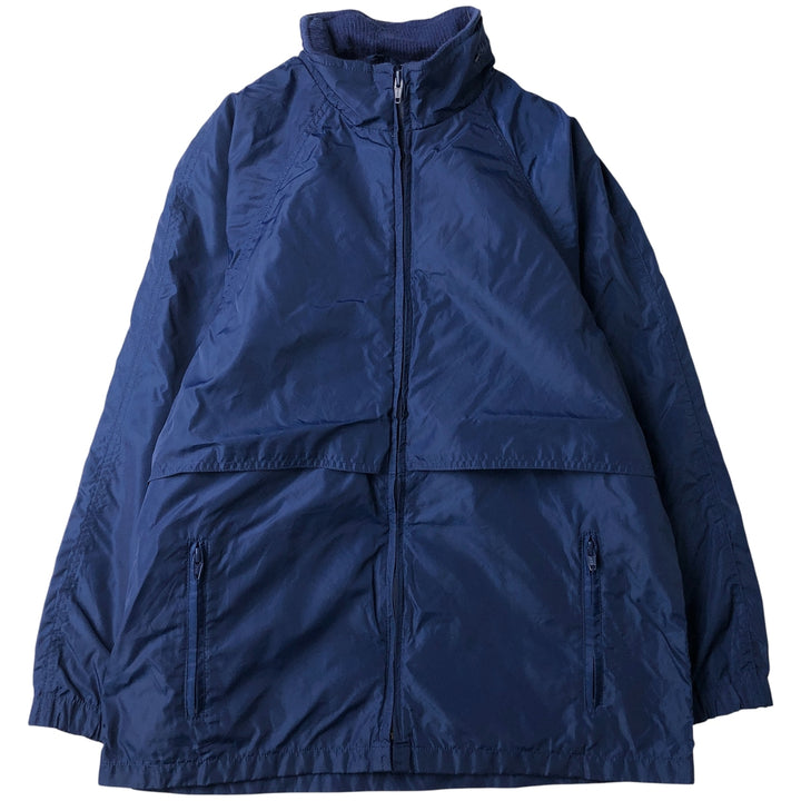 Vintage 80s-90'S Eddie Bauer black tag nylon jacket, women's size S Nylon navy blue type Vintage Second Hand