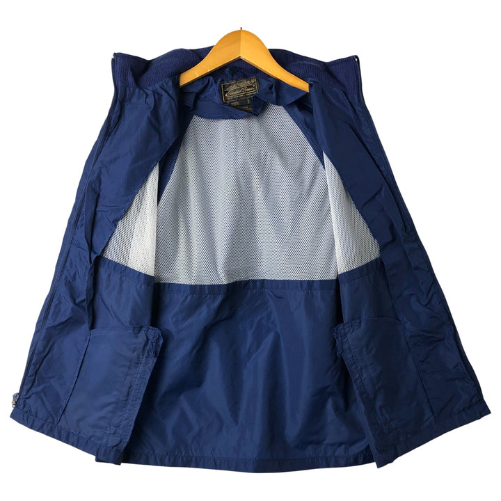 Vintage 80s-90'S Eddie Bauer black tag nylon jacket, women's size S Nylon navy blue type Vintage Second Hand