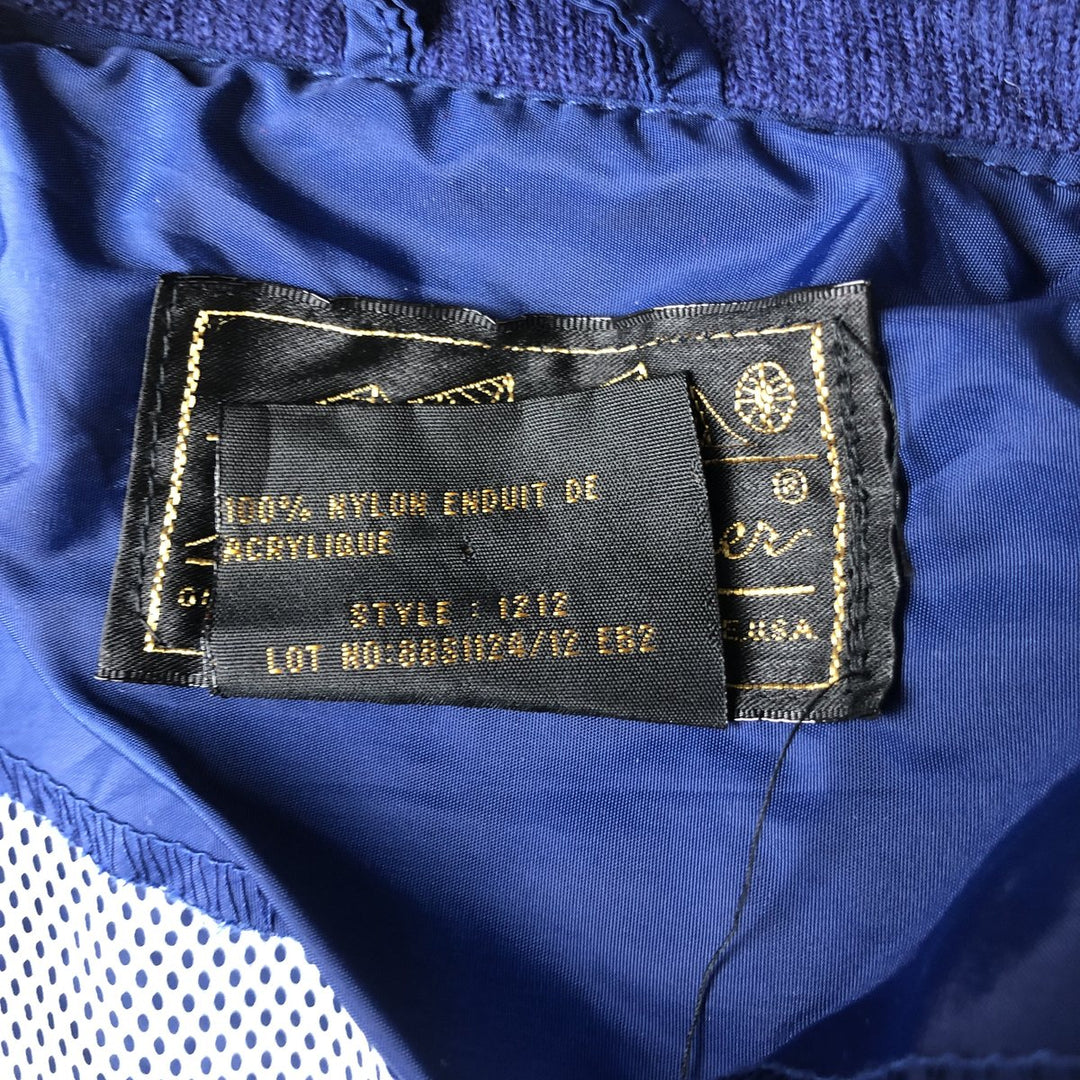 Vintage 80s-90'S Eddie Bauer black tag nylon jacket, women's size S Nylon navy blue type Vintage Second Hand