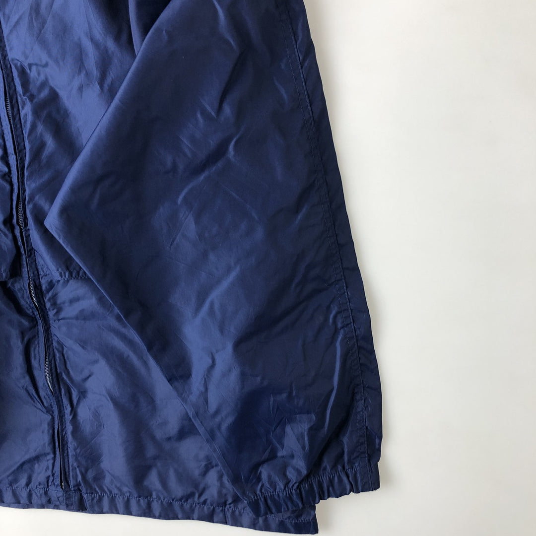 Vintage 80s-90'S Eddie Bauer black tag nylon jacket, women's size S Nylon navy blue type Vintage Second Hand