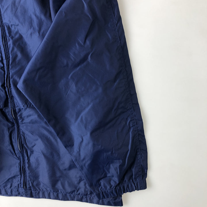 Vintage 80s-90'S Eddie Bauer black tag nylon jacket, women's size S Nylon navy blue type Vintage Second Hand