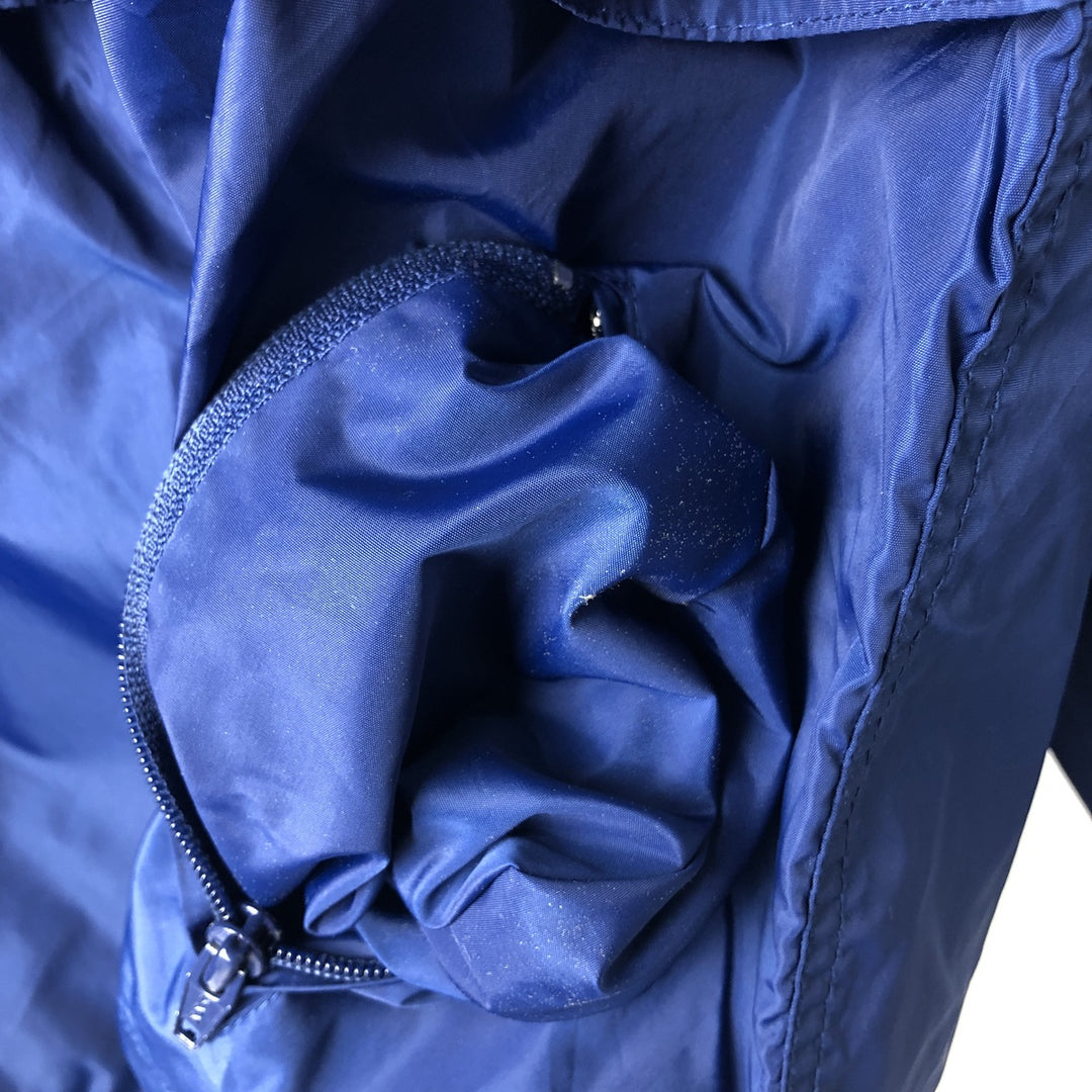 Vintage 80s-90'S Eddie Bauer black tag nylon jacket, women's size S Nylon navy blue type Vintage Second Hand
