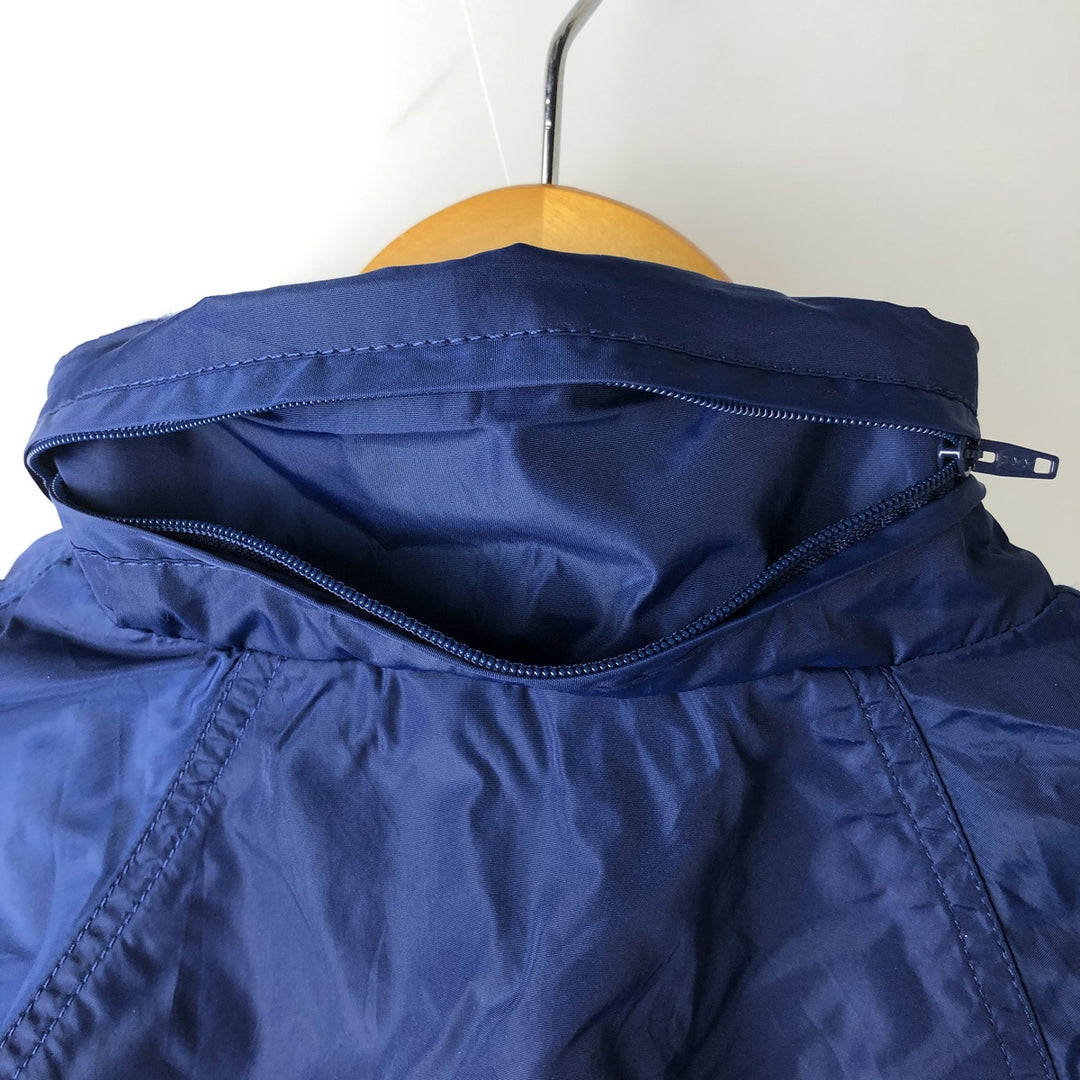 Vintage 80s-90'S Eddie Bauer black tag nylon jacket, women's size S Nylon navy blue type Vintage Second Hand
