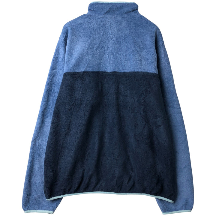 Patagonia Lightweight Synchilla Snap Tee 25455FA19 Half-Snap Fleece Pullover, Women's XL polyester Blue type light blue Vintage Second Hand