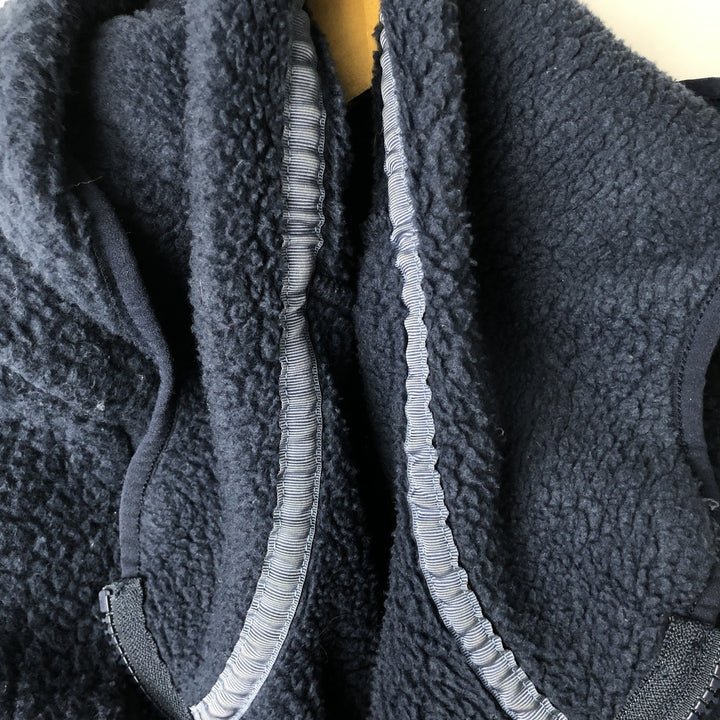 Patagonia Retro Pile Hoody 22806FA19 Fleece Full-Zip Hoodie, Women's, Size XL recycled polyester navy blue type Vintage Second Hand