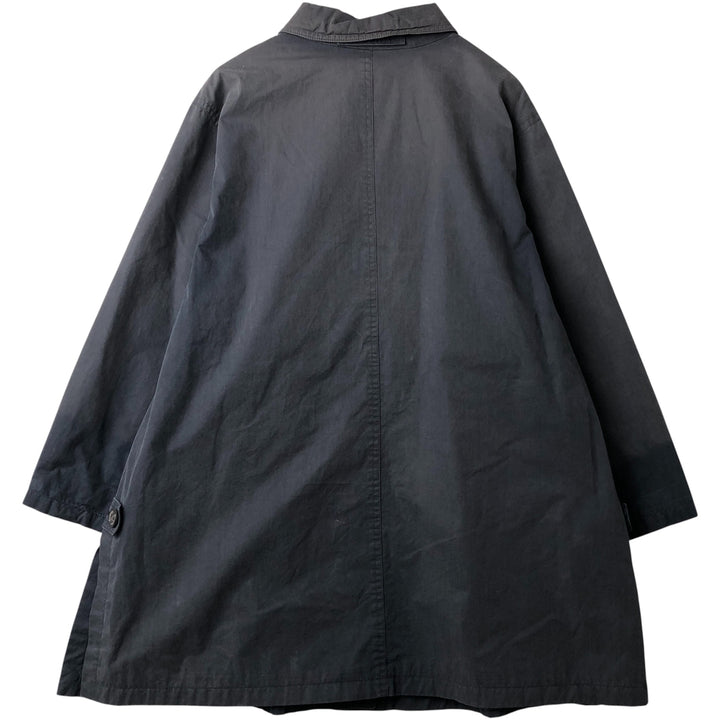Burberry's Balmacaan Coat, Women's, Size XL cotton navy blue type Vintage Second Hand