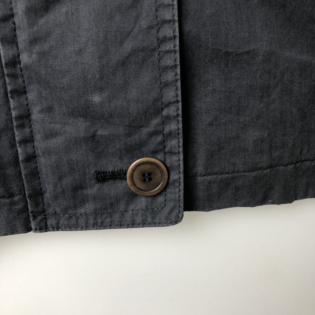 Burberry's Balmacaan Coat, Women's, Size XL cotton navy blue type Vintage Second Hand