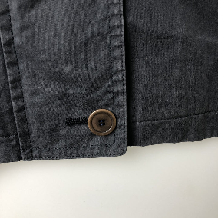 Burberry's Balmacaan Coat, Women's, Size XL cotton navy blue type Vintage Second Hand