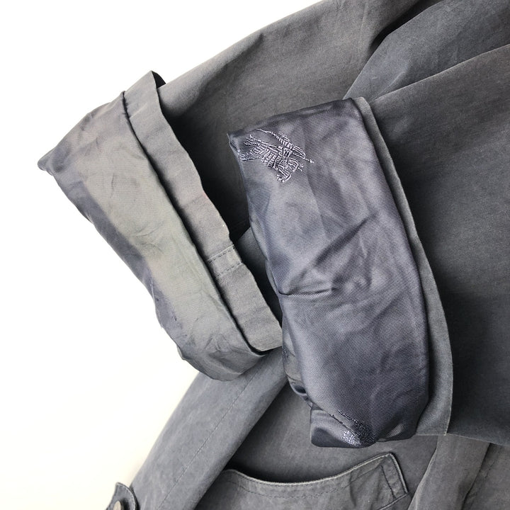 Burberry's Balmacaan Coat, Women's, Size XL cotton navy blue type Vintage Second Hand