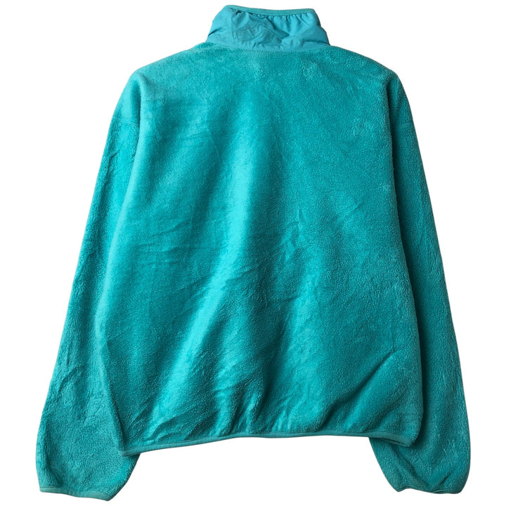 Vintage 1980'S Patagonia 25029S9 fleece jacket, made in the USA, size L, women's polyester turquoise blue Vintage Second Hand
