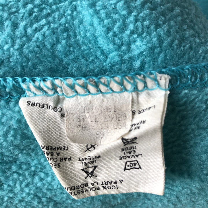 Vintage 1980'S Patagonia 25029S9 fleece jacket, made in the USA, size L, women's polyester turquoise blue Vintage Second Hand