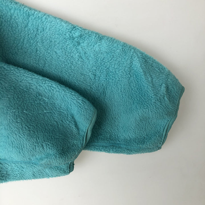 Vintage 1980'S Patagonia 25029S9 fleece jacket, made in the USA, size L, women's polyester turquoise blue Vintage Second Hand